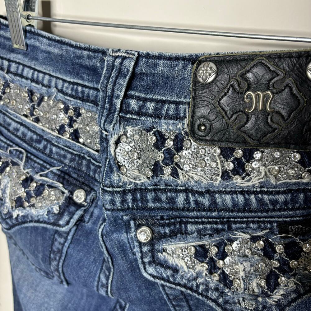 Miss Me JB6200P Boyfriend Capri Jeans Women's Size 28 - Picture 12 of 14